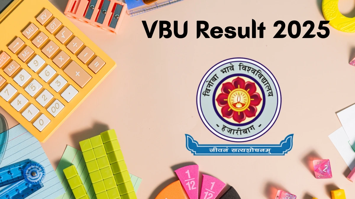 VBU Result 2025 Out at vbu.ac.in Direct Link to Download 4th Semester Result