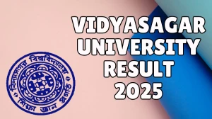 Vidyasagar University Result 2025 Out at vidyasagar.ac.in Direct Link to Download 2nd Semester Result