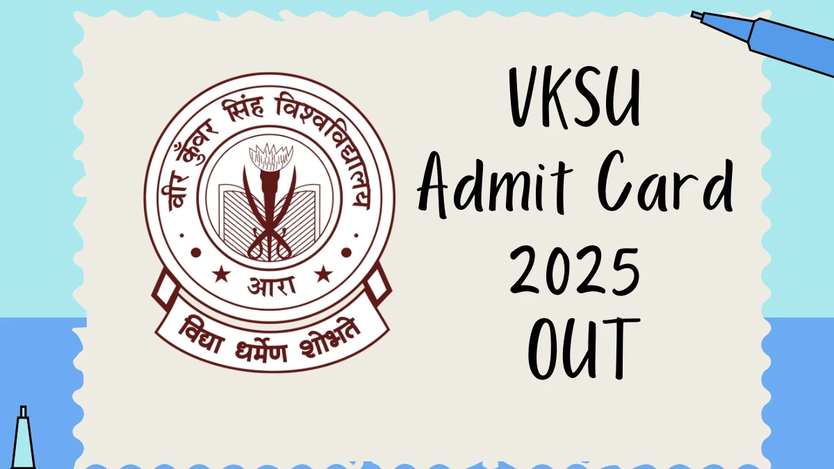 VKSU Admit Card 2025 OUT vksuexams.com Check VKSU 3rd Semester Hall Ticket Details Here
