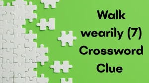Walk wearily Crossword Clue Irish Daily Mail Quick 7 letters Answer
