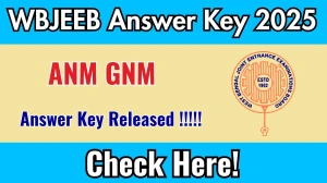 WB ANM and GNM Answer Key 2025 Released: Download Now at wbjeeb.nic.in WB ANM and GNM Answer Key 2025 Released: Download Now at wbjeeb.nic.in