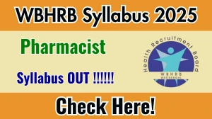 WBHRB Pharmacist Syllabus 2025 Out Direct Link to Download Syllabus PDF here WBHRB Pharmacist Syllabus 2025 Out Direct Link to Download Syllabus PDF here