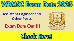 WBMSC Exam Date 2025 Out for Assistant Engineer, Sub Assistant Engineer and Other Posts – Check Details