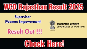 WCD Rajasthan Supervisor (Women Empowerment) Result 2025 Declared: Download at wcd.rajasthan.gov.in WCD Rajasthan Supervisor (Women Empowerment) Result 2025 Declared: Download at wcd.rajasthan.gov.in