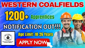 Western Coalfields (WCL) Apprentices Recruitment 2025 PDF Out - Apply Online for 1213 Posts