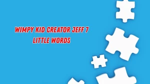 Wimpy Kid creator Jeff 7 Little Words 6 letters Answer