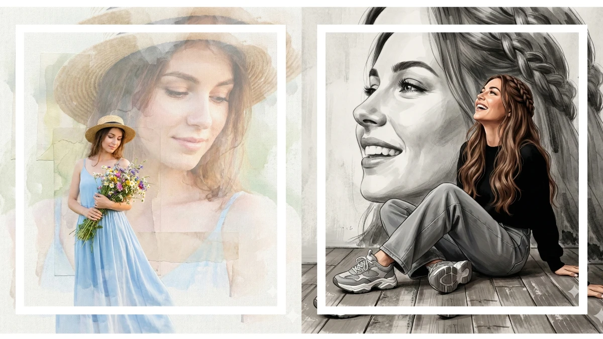 10 ChatGPT Photo Editing Prompts for Girls to Create Stunning Double Exposure High-Fashion Portraits