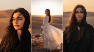 10 Must-Try Qwen AI Photo Editing Prompts for Girls to Create Ultra-Realistic Desert Sunset Portraits