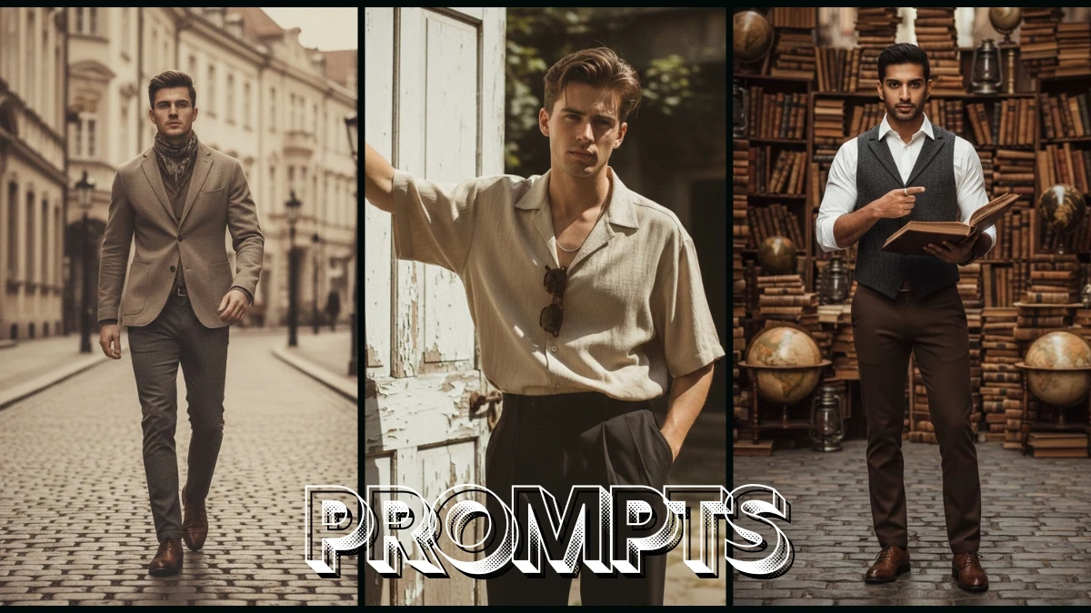 10 Qwen AI Photo Editing Prompts for Boys: Create Cinematic Vintage Street Portraits for Social Media