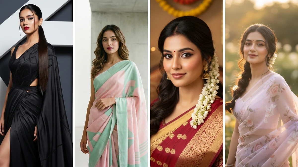 10 Seedream 4.5 AI Saree Photo Editing Prompts for Girls  to Create Stunning and Realistic Traditional Portraits