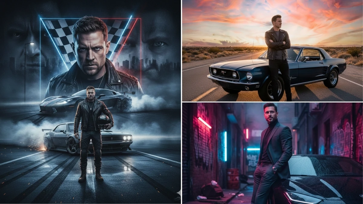 10 Stylish Hunyuan Image 3.0 AI Photo Editing Prompts for Men to Create Cinematic Cars and Urban Vibes HD Portraits