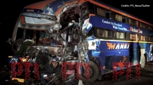 4 Killed, 27 Injured in Bus-Truck Collision on Jaipur-Bikaner National Highway