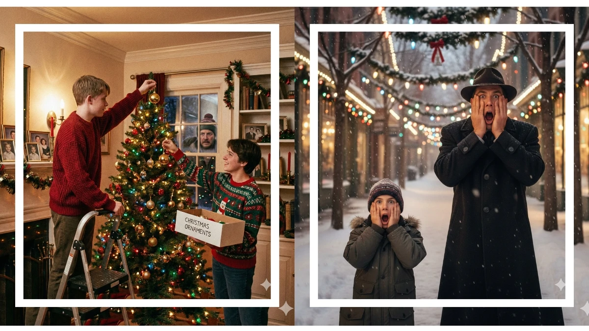 5 Viral Gemini AI Photo Editing Prompts to Create Home Alone-Style Cinematic Fun Portraits