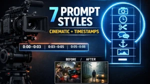 7 Prompt Styles to Create Any AI Video (With Cinematic Control) Camera Moves, and Timestamp Control