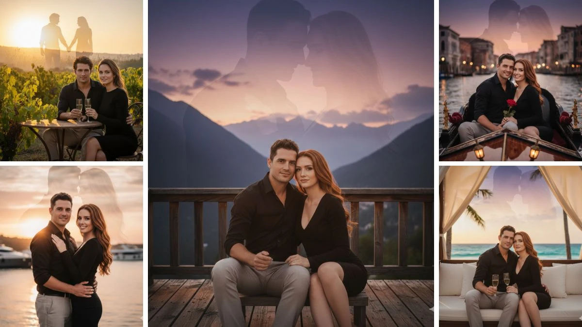 8 Google Gemini AI Photo Editing Prompts for Couples to Create Ultra-Realistic Double Exposure Romantic Portraits