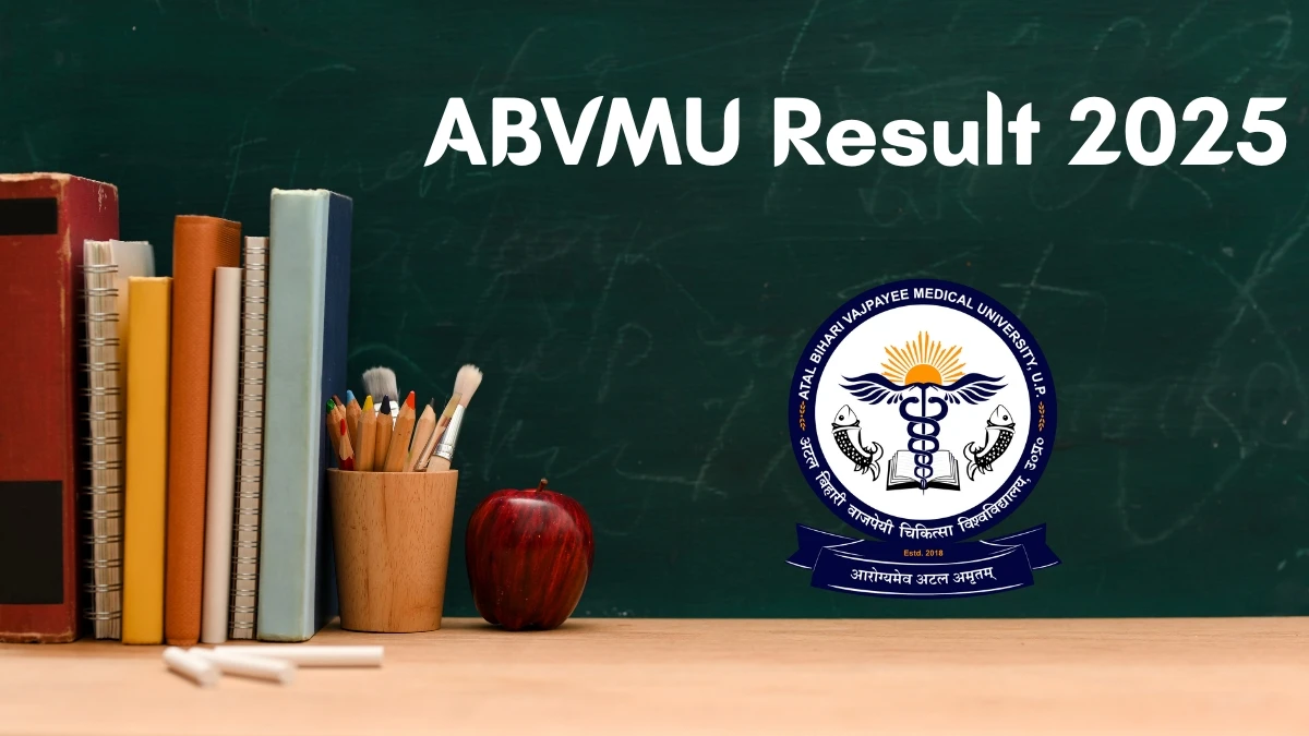 ABVMU Result 2025 Out at abvmuup.ac.in Direct Link to Download UG and PG Course Result