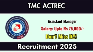 ACTREC Assistant Manager Recruitment 2025 – Walk in