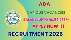 ADA Recruitment 2026 - Apply Online for 43 Project Admin Assistant, Project Technical Assistant and More Posts