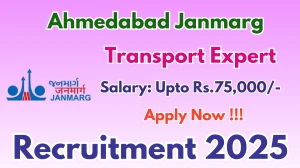 Ahmedabad Janmarg Transport Expert Recruitment 2025 - Apply Offline