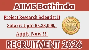 AIIMS Bathinda Project Research Scientist II Recruitment 2025 – Apply Online