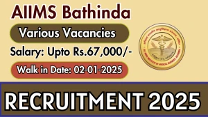 AIIMS Bathinda Recruitment 2025 – Walk in for 10 Medical Officer, Staff Nurse and More Posts