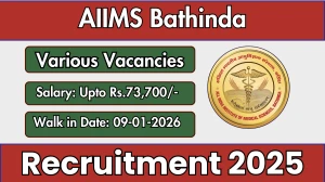 AIIMS Bathinda Recruitment 2026 – Walk in for 06 DEO, Scientist C and More Posts