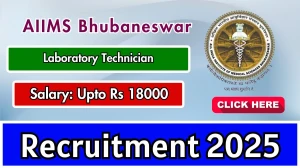 AIIMS Bhubaneswar Laboratory Technician Recruitment 2025 – Walk in