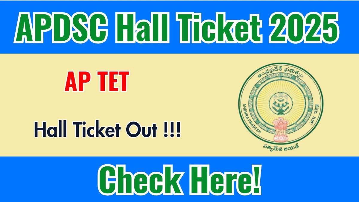AP TET Hall Ticket 2025 Out - Download Here