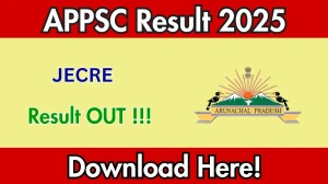 APPSC JECRE Result 2025 Declared: Download at appsc.gov.in