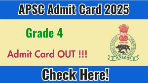 APSC Grade 4 Admit Card 2025 OUT - Download Here