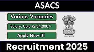 ASACS Recruitment 2025 - Apply Online for 23 Cluster Programme Manager, Deputy Director and More Posts