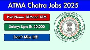 ATMA Chatra Recruitment 2025 - Apply Offline for 22 Block Technical Manager, Assistant Technical Manager Posts