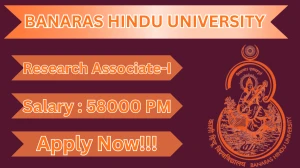 BHU Research Associate I Recruitment 2025-26 - Apply Offline