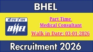 BHEL Part Time Medical Consultant Recruitment 2025 – Walk in