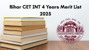 Bihar CET INT 4 Years Merit List 2025 Released at brabu.ac.in Direct Link to Download Merit List