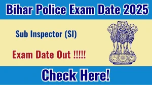 Bihar Police SI Exam Date 2025 Announced at bpssc.bihar.gov.in Exam details here