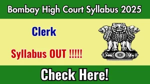 Bombay High Court Clerk Syllabus 2025 - Download PDF & Exam Pattern