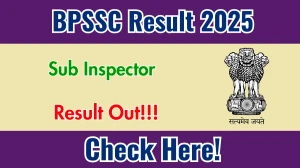 BPSSC Bihar Police SI Result 2025 OUT (Direct Link) - Download Scorecard @ bpssc.bihar.gov.in