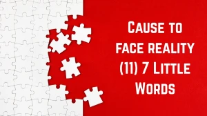 Cause to face reality 7 Little Words 11 letters Answer