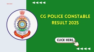 CG Police Constable Result 2025 Out - Direct link to check PET and Trade Test Scorecard at cgpolice.gov.in