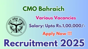 CMO Bahraich Recruitment 2025 - Apply Offline for 20 Contractual Doctors, Physician and More Posts