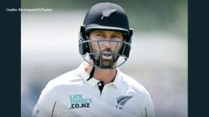 Conway’s Half-Century Lifts New Zealand to 112-2 on Day 2 of 2nd Test Against West Indies