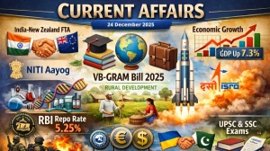 Current Affairs 24 December 2025