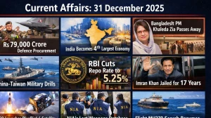 Current Affairs 31 December 2025