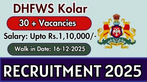 DHFWS Kolar Recruitment 2025 – Walk in for 31 Medical Officer, Radiologist and More Posts
