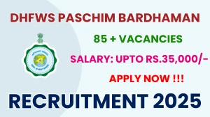 DHFWS Paschim Bardhaman Recruitment 2025 - Apply Offline for 88 Block Epidemiologist, Laboratory Technician and More Posts