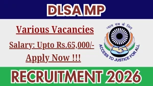 DLSA MP Chief, Deputy Chief, and More Recruitment 2025-26 - Apply Offline for 05 Posts