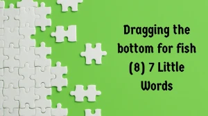 Dragging the bottom for fish 7 Little Words 8 letters Answer