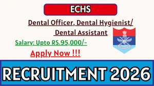 ECHS Recruitment 2025 - Apply Offline for 02 Dental Officer, Dental Hygienist/ Dental Assistant Posts