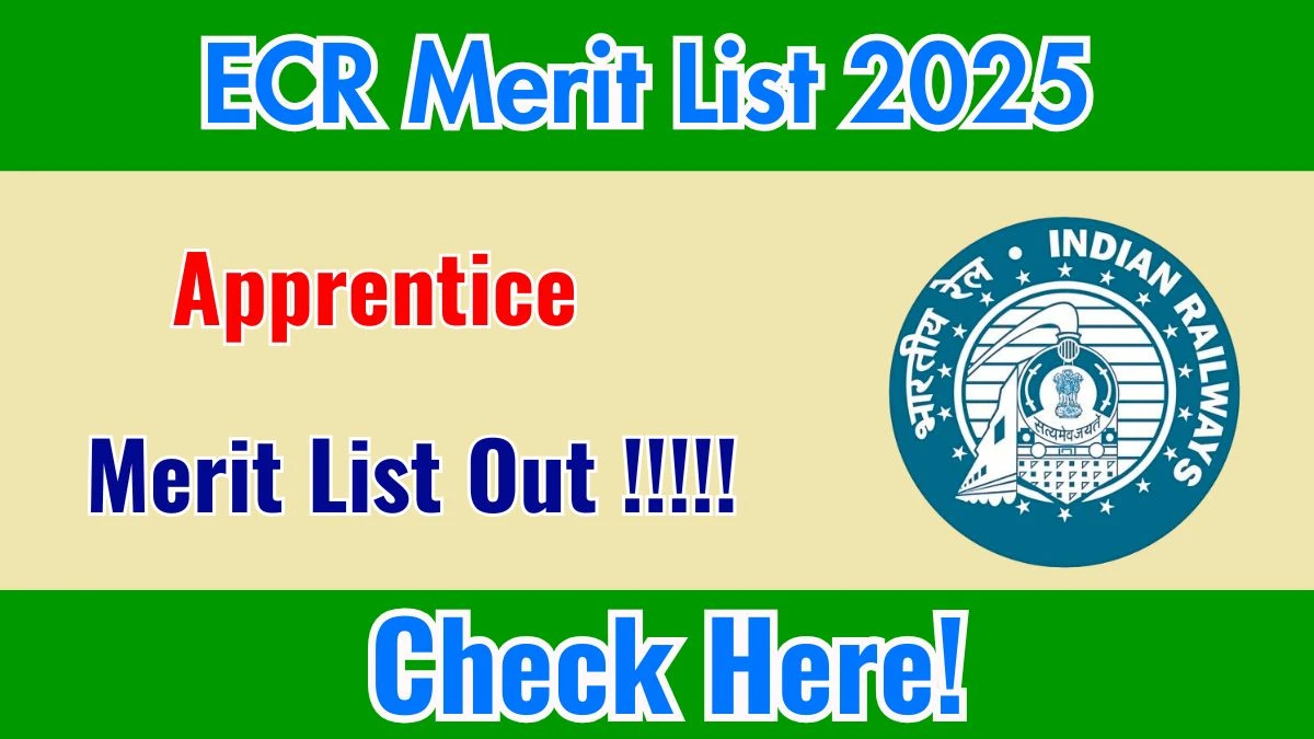 ECR Apprentice Merit List 2025 OUT (Direct Link) - Download Scorecard